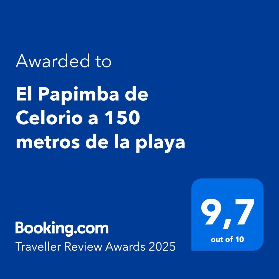 Ferienwohnung El Papimba De Celorio A 150 Metros De La Playa Exterior foto